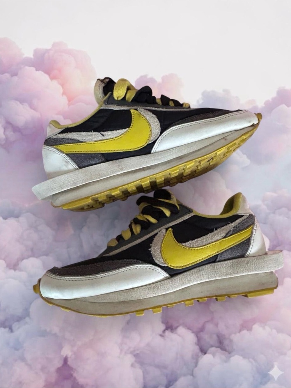 Nike x sacai x Undercover LDWaffle "Bright Citron"